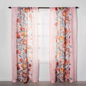Rare Opalhouse by Jungalow Floral Daisy Curtains 54”x95” (2 panels)